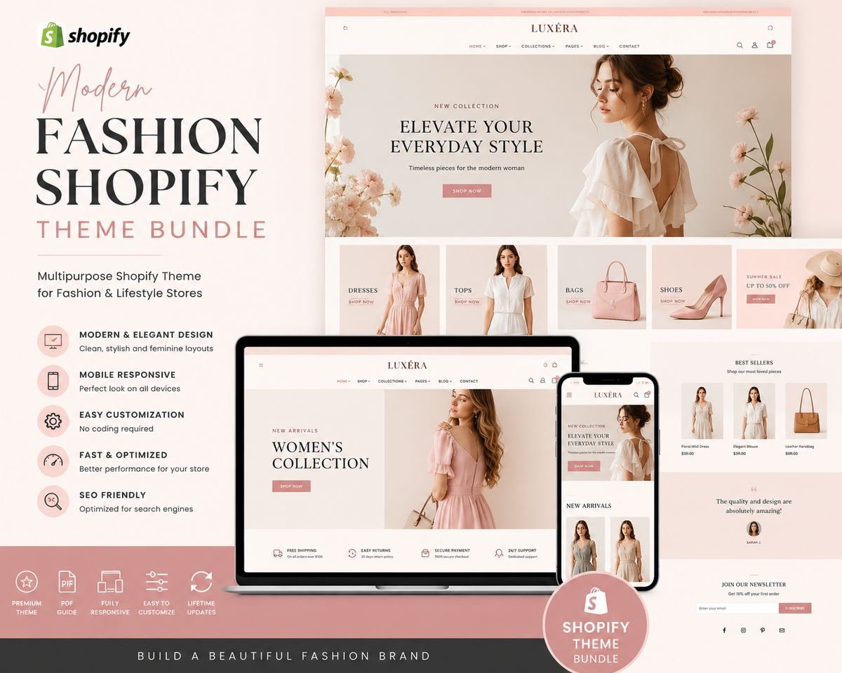 Modern Multipurpose Shopify Them