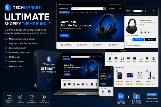 TechMarket Ultimate Shopify Theme Bundle